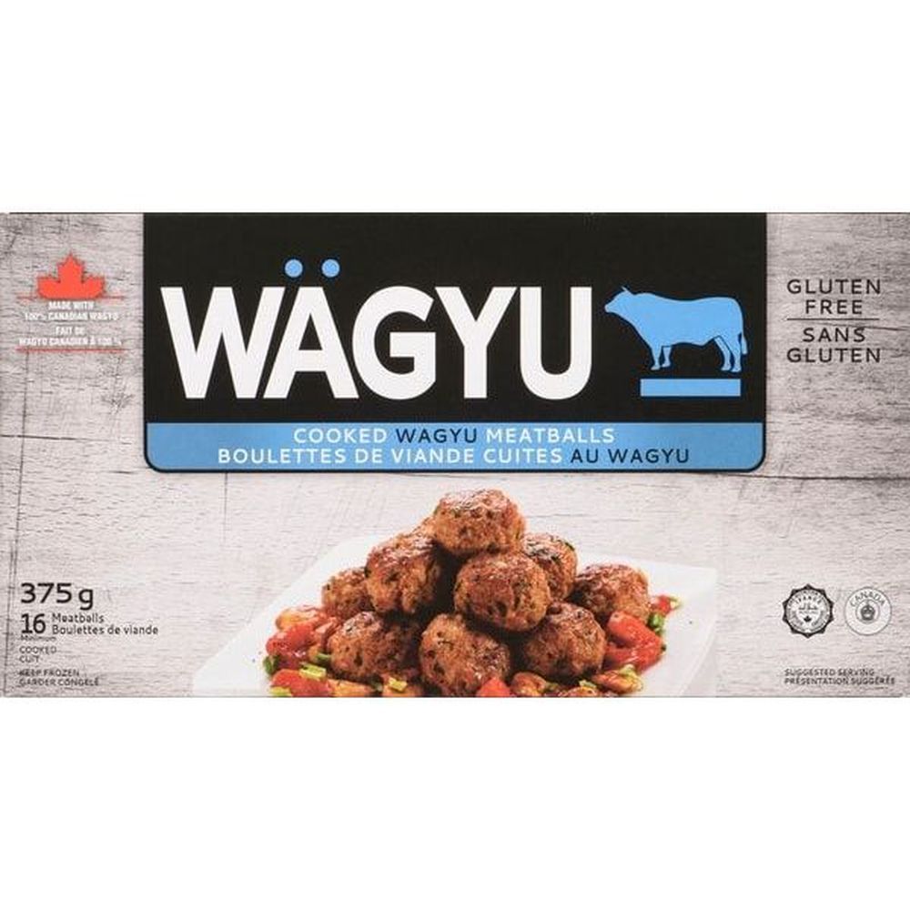 Riz Brands Cooked Wagyu Meatballs, 375 G -- 6 Per Case