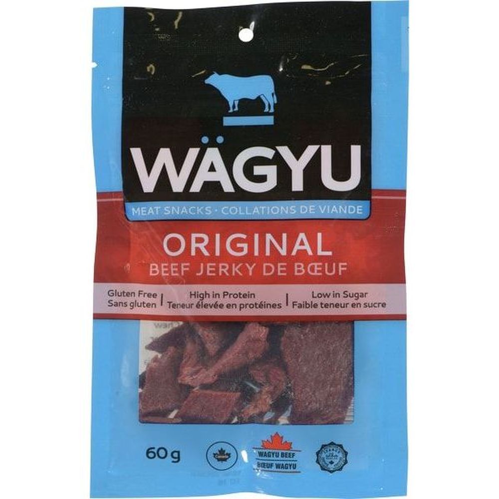 Riz Brands Original Wagyu Beef Jerky, 60 G -- 12 Per Case