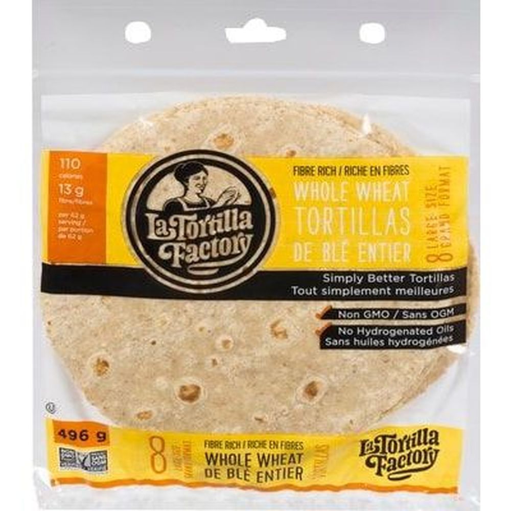 La Tortilla Factory Grandes Tortillas De Blé, 496 G -- 12 Par Boîte