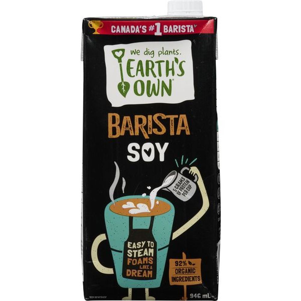 Earth's Own Barista Soy Beverage, 946 Ml