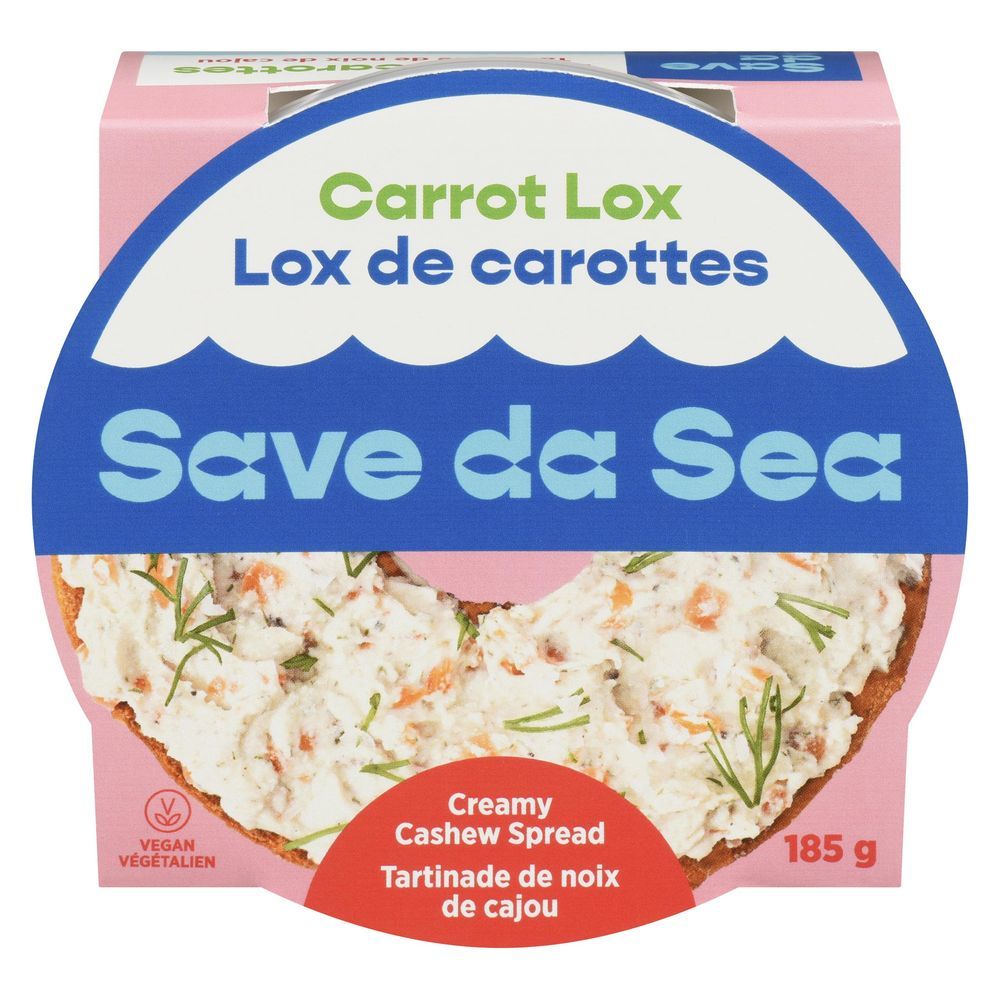 Save Da Sea Carrot Lox Creamy Cashew Spread, 185 G