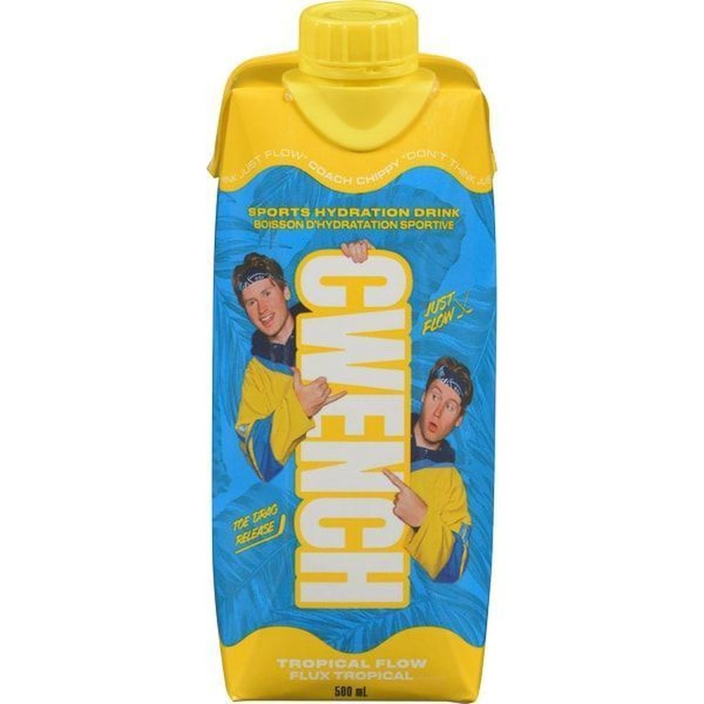 Cwench Hydration Tropical Flow Sports Hydration Drink, 500 Ml -- 12 Per Case