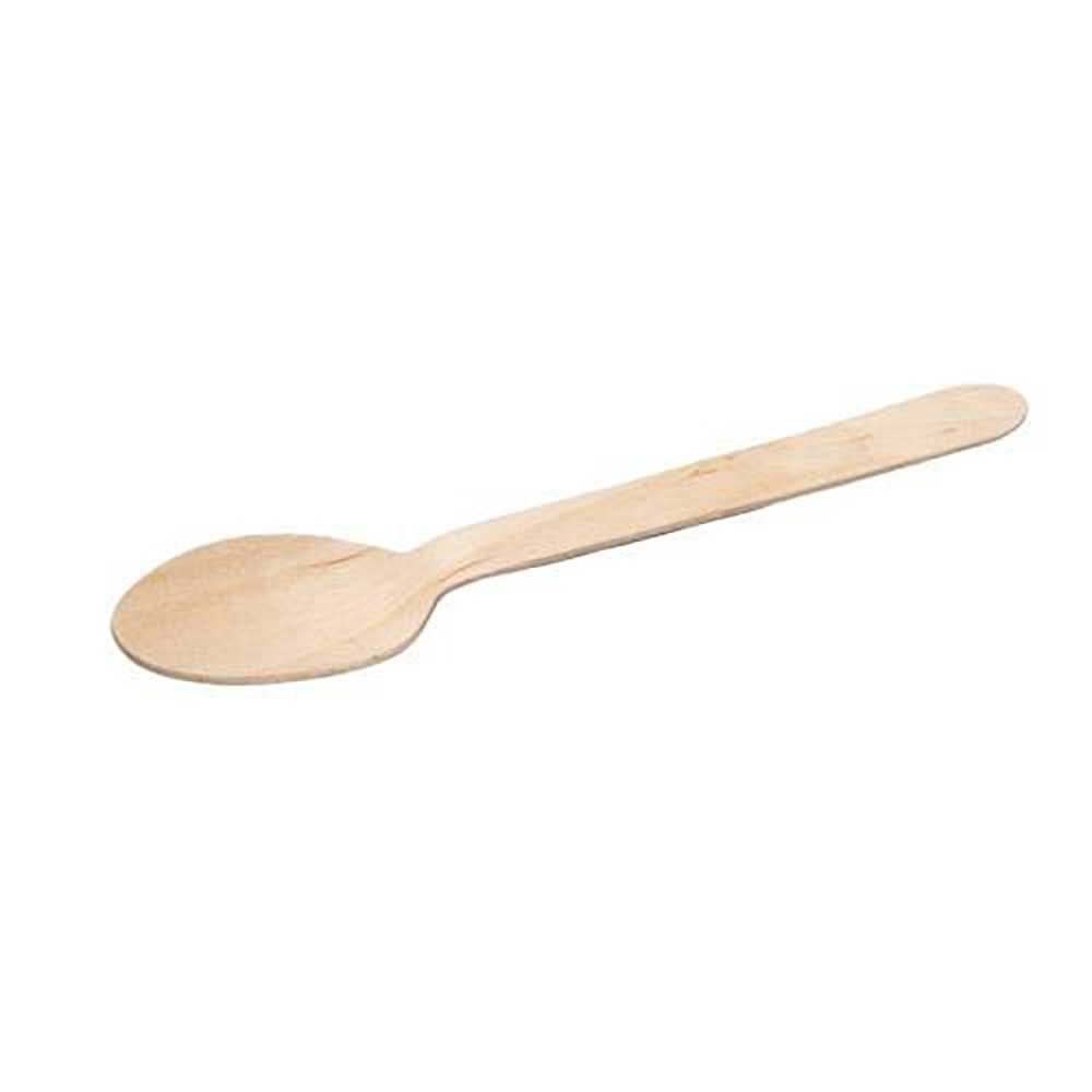 Eco-packaging Cuillère En Bois Compostable, 6 Po -- 10 Par Boîte