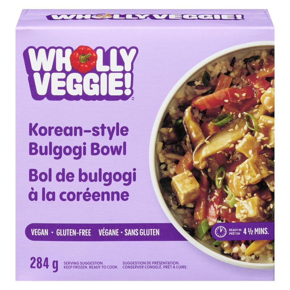 Wholly Veggie Korean-style Bulgogi Bowl, 284 G