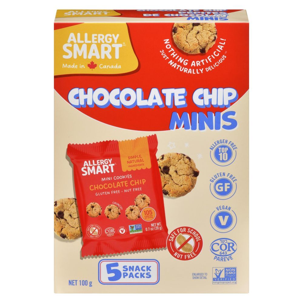 Allergy Smart Chocolate Chip Cookies, 100 G