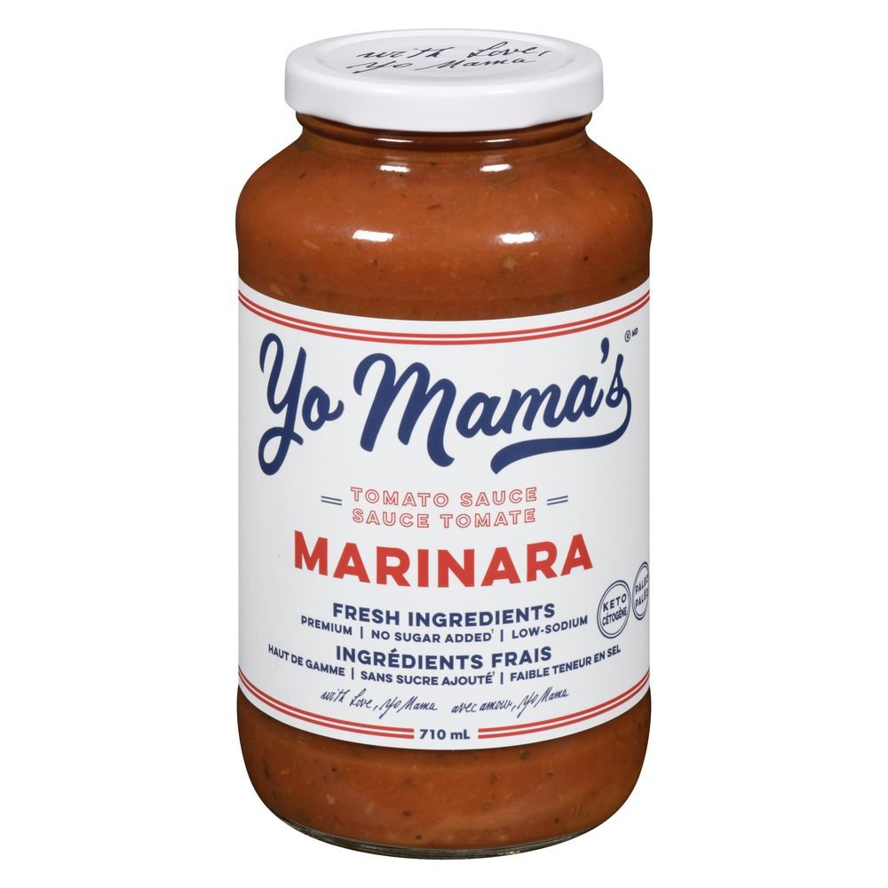 Yo Mama's Marinara Tomato Sauce, 710 Ml