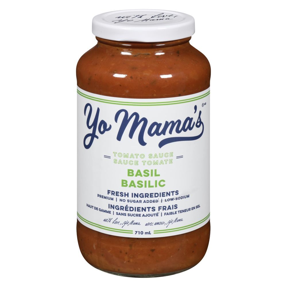 Yo Mama's Tomato Basil Sauce, 710 Ml