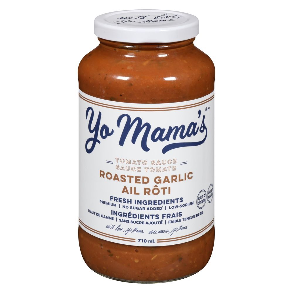 Yo Mama's Roasted Garlic Tomato Sauce, 710 Ml