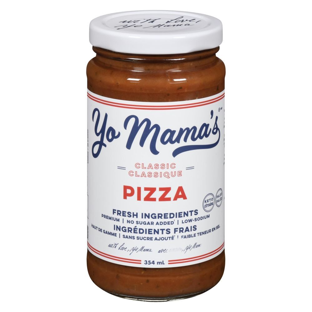 Yo Mama's Classic Pizza Sauce, 354 Ml