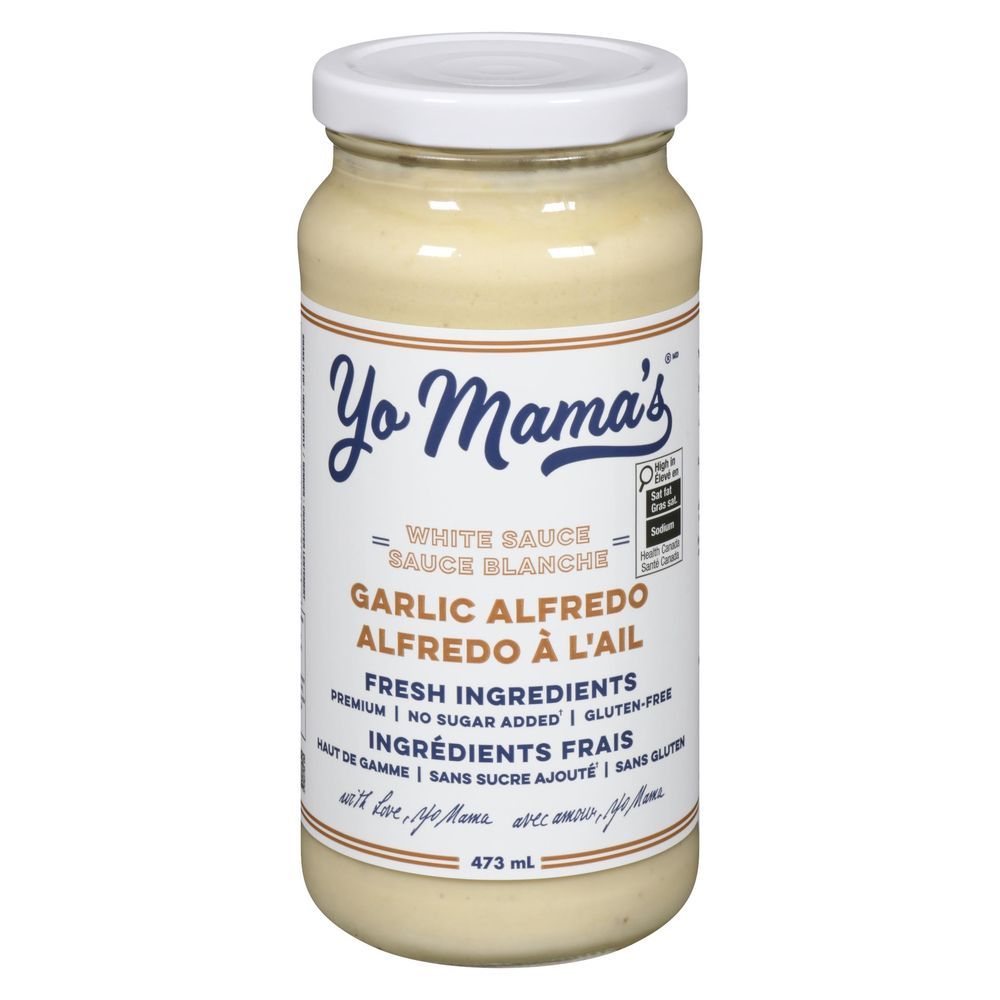 Yo Mama's Roasted Garlic Alfredo Sauce, 473 Ml