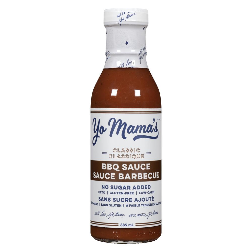Yo Mama's Sugar Free Classic Bbq Sauce, 385 Ml