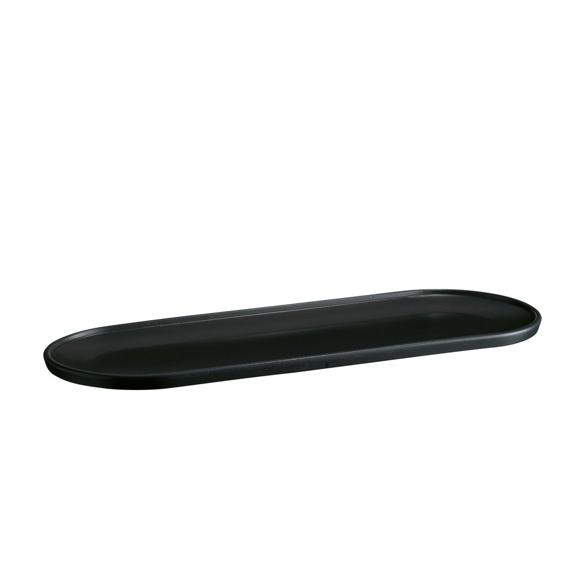 Emile Henry Coal Black Welcome Long Tray, 42 X 15 X 1.7cm