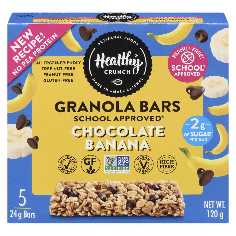 Healthy Crunch School Approved Chocolate Banana Granola Bar, 24 G -- 5 Per Case