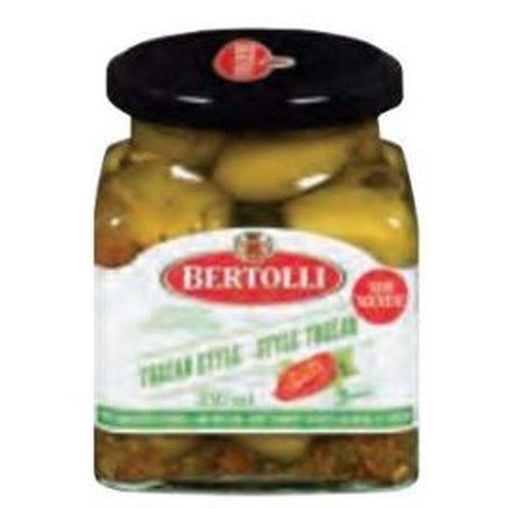 Bertolli Tuscan Style Pitted Olives, 250 Ml -- 6 Per Case