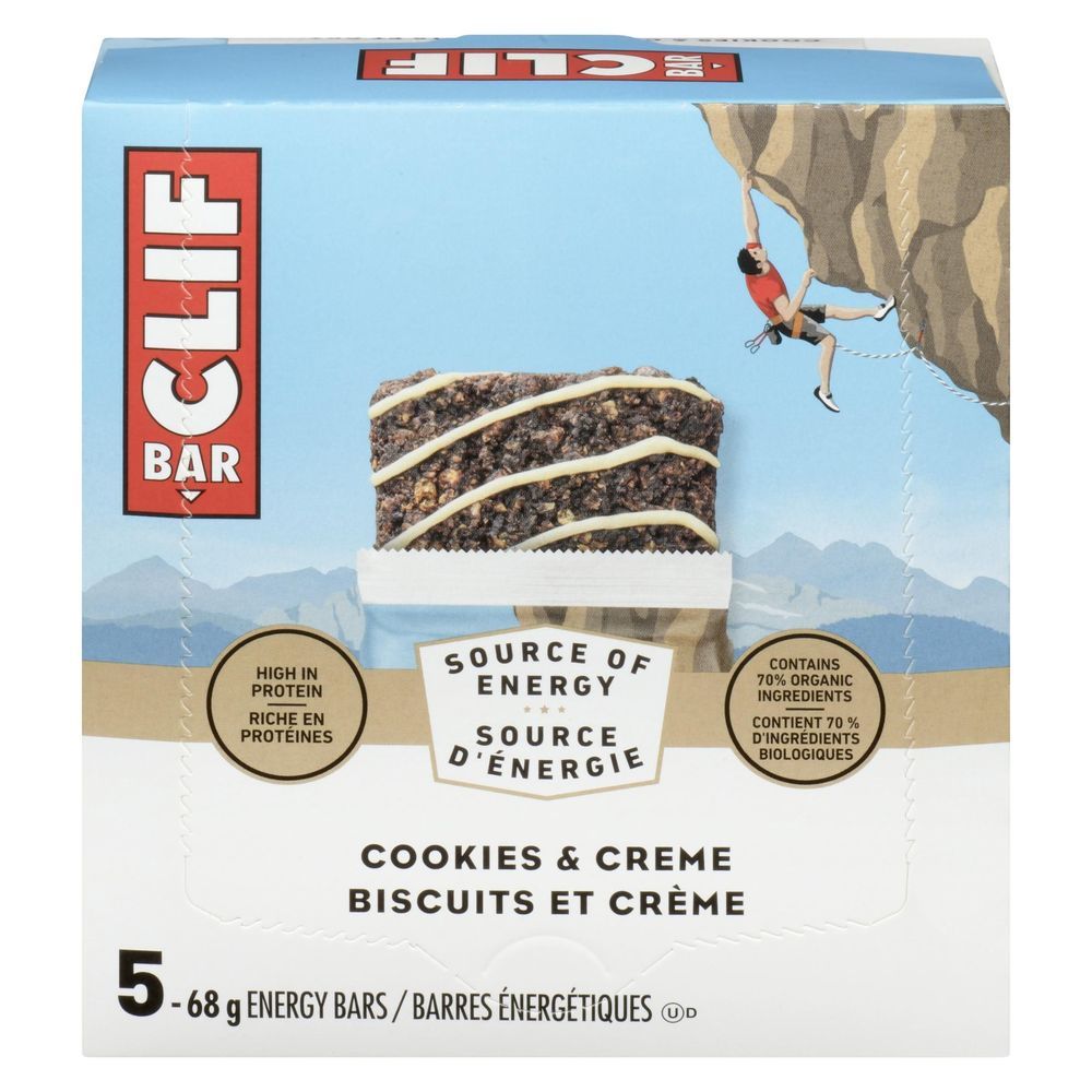 Clif Cookies And Crème Energy Bar, 68 G -- 5 Per Case