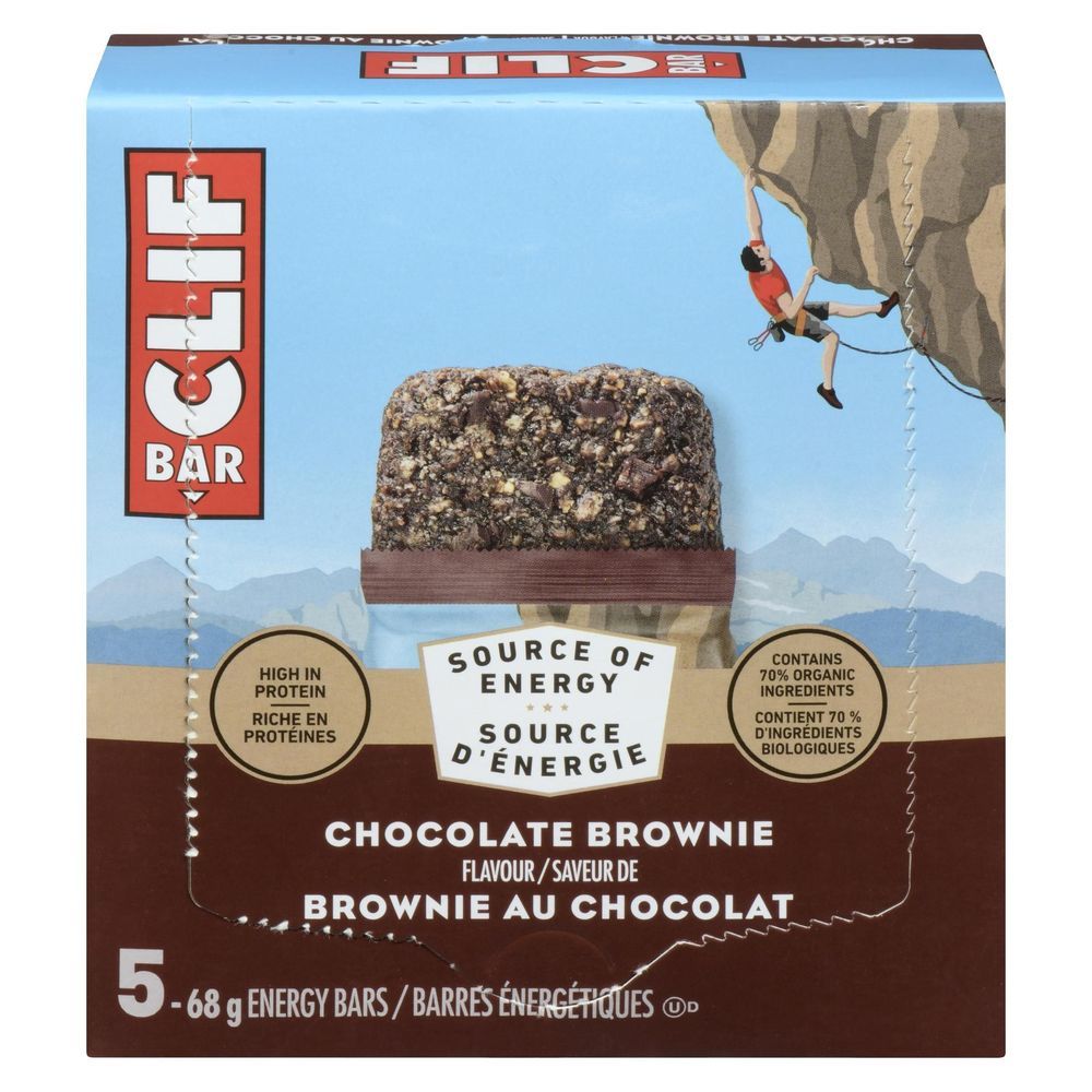 Clif Chocolate Brownie Energy Bar, 68 G -- 5 Per Case