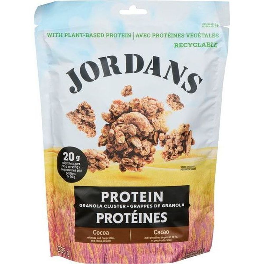 Jordans Cocoa Protein Granola Cluster, 325 G -- 6 Per Case