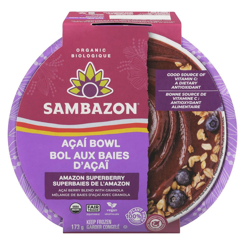 Sambazon ,mélange De Baies D'açaï Bio Avec Granola, 173 G