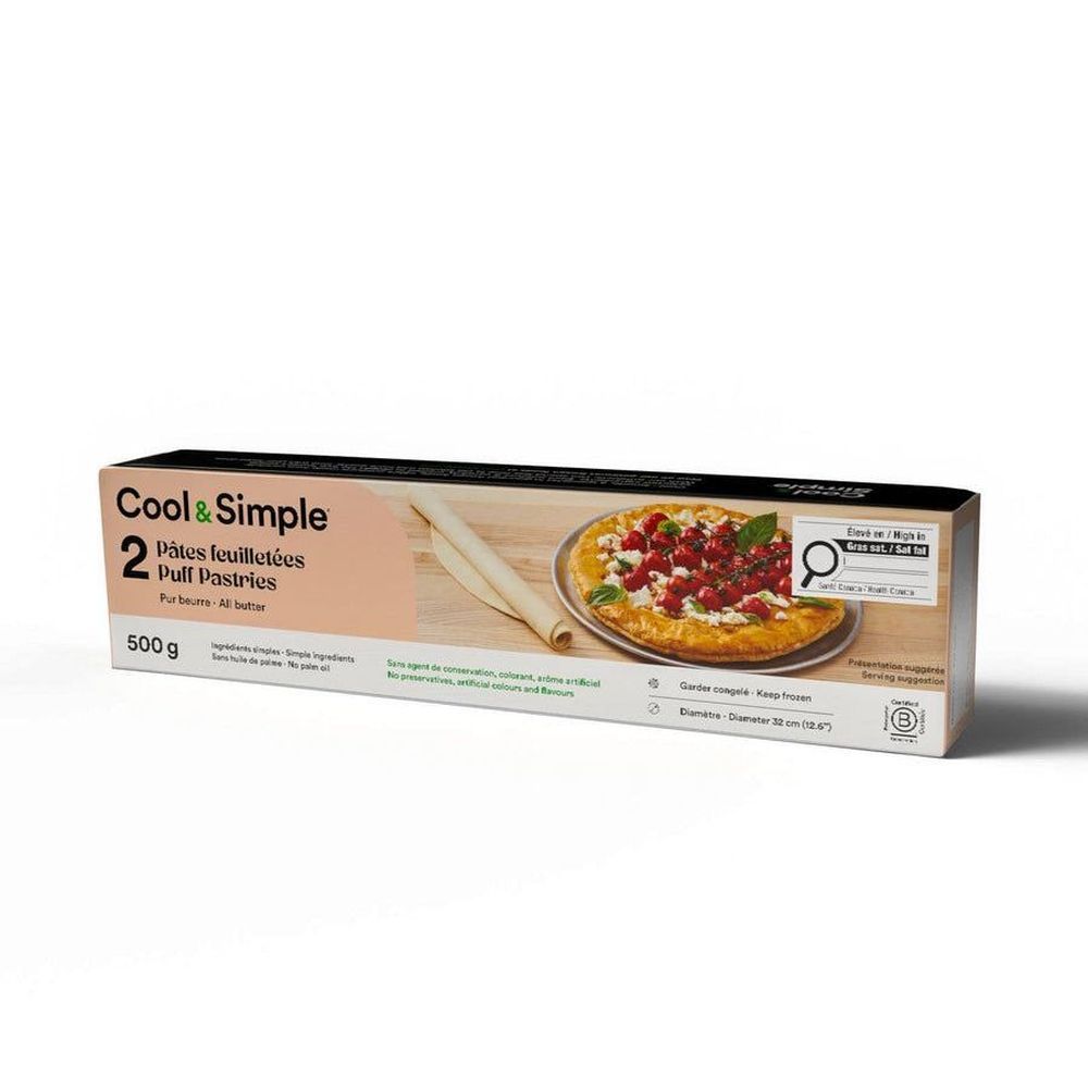 Cool&simple 2 Puff Pastries, 500 G