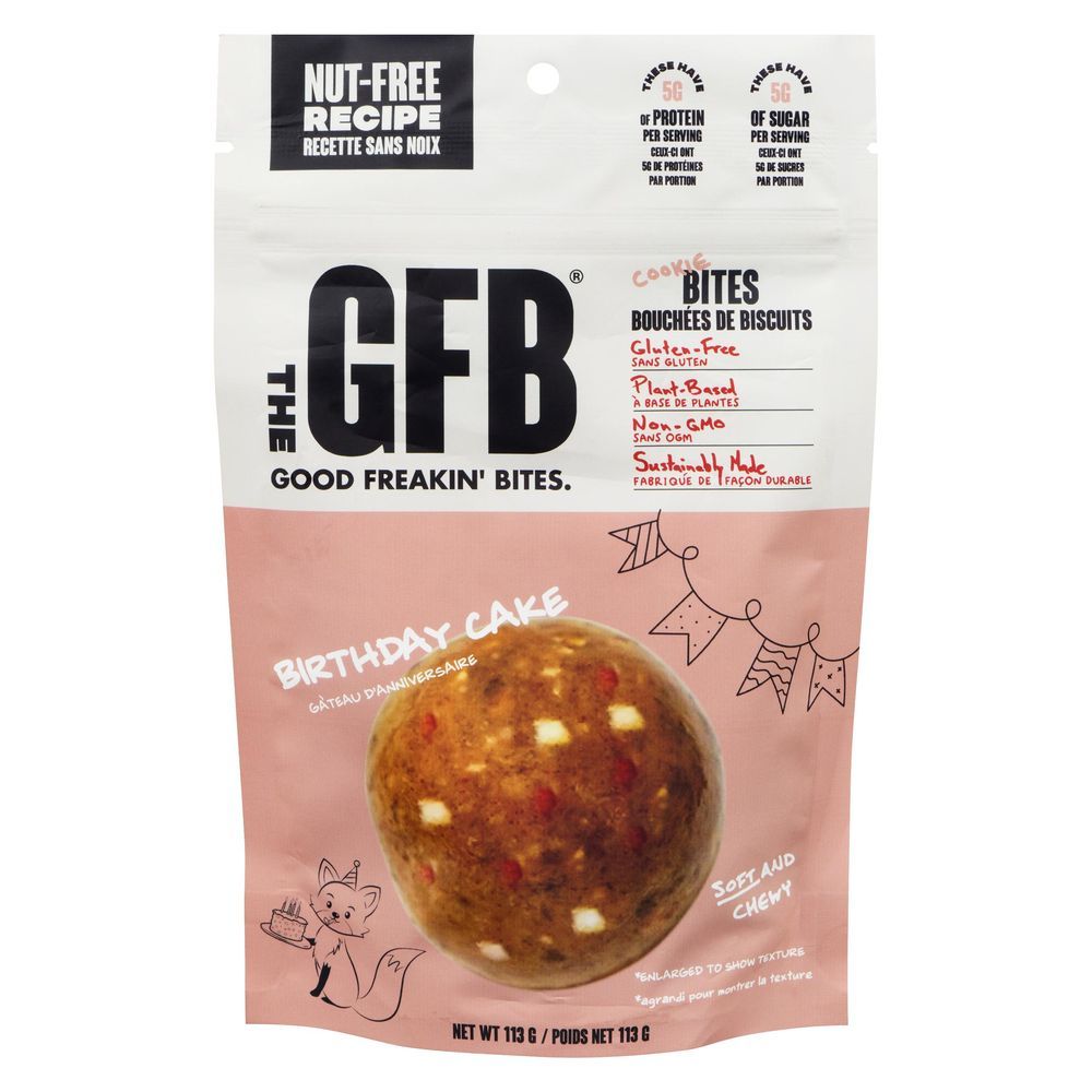 The Gfb Birthday Cake Cookie Bites, 113 G