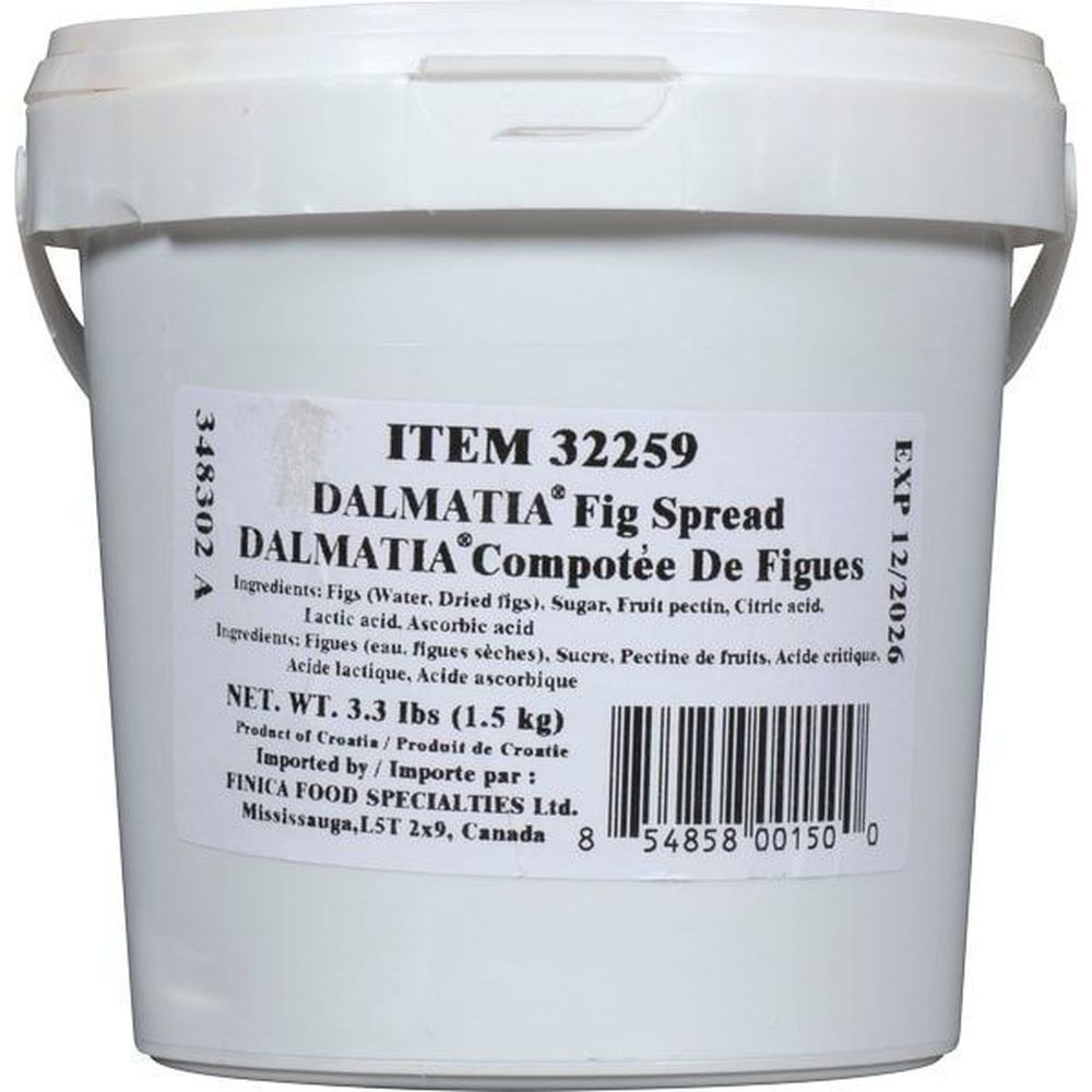 Dalmatia Tartinade De Figues, 1,5 Kg – 4 Par Carton