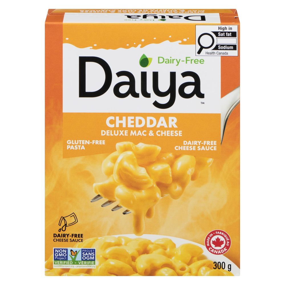 Daiya ,macaroni Au Fromage Cheddar De Luxe Sans Produits Laitiers, 300 G