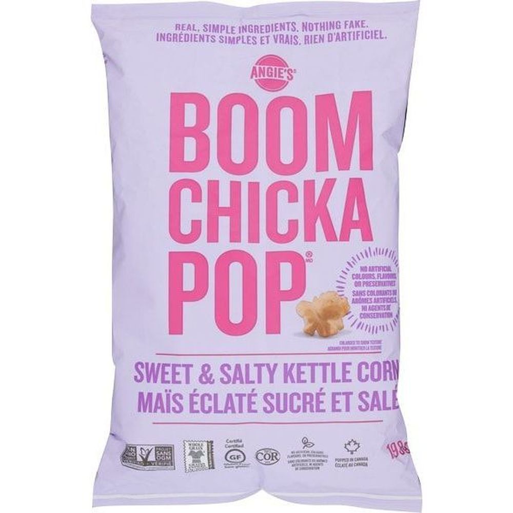 Angie's Boomchickapop Sweet And Salty Kettle Corn, 198 G -- 8 Per Case