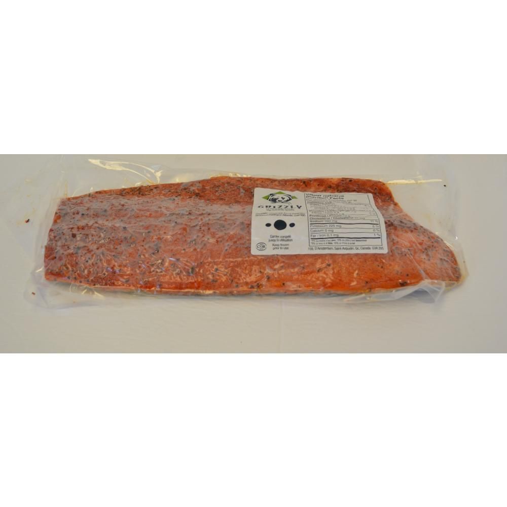Fumoir Grizzly Smoked Unsliced Atlantic Salmon Pastrami With Skin, 950 G - 2 Per Case