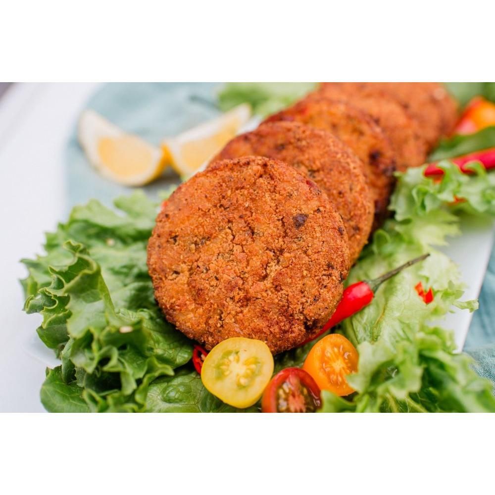Saatvik Cuisine Crunchy Vegetable Tofu Herb Patties, 5.8 Kg