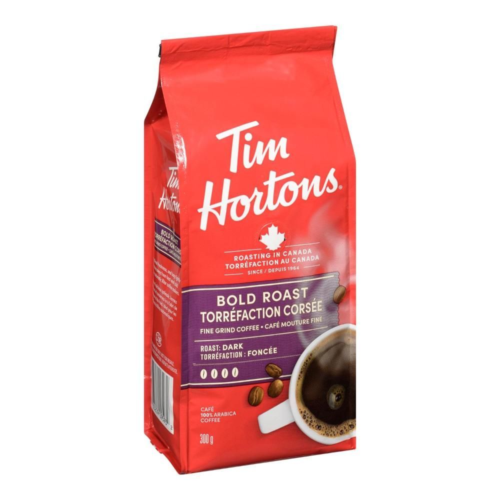 Tim Hortons Bold Road Fine Ground Coffee, 300 G -- 6 Per Case