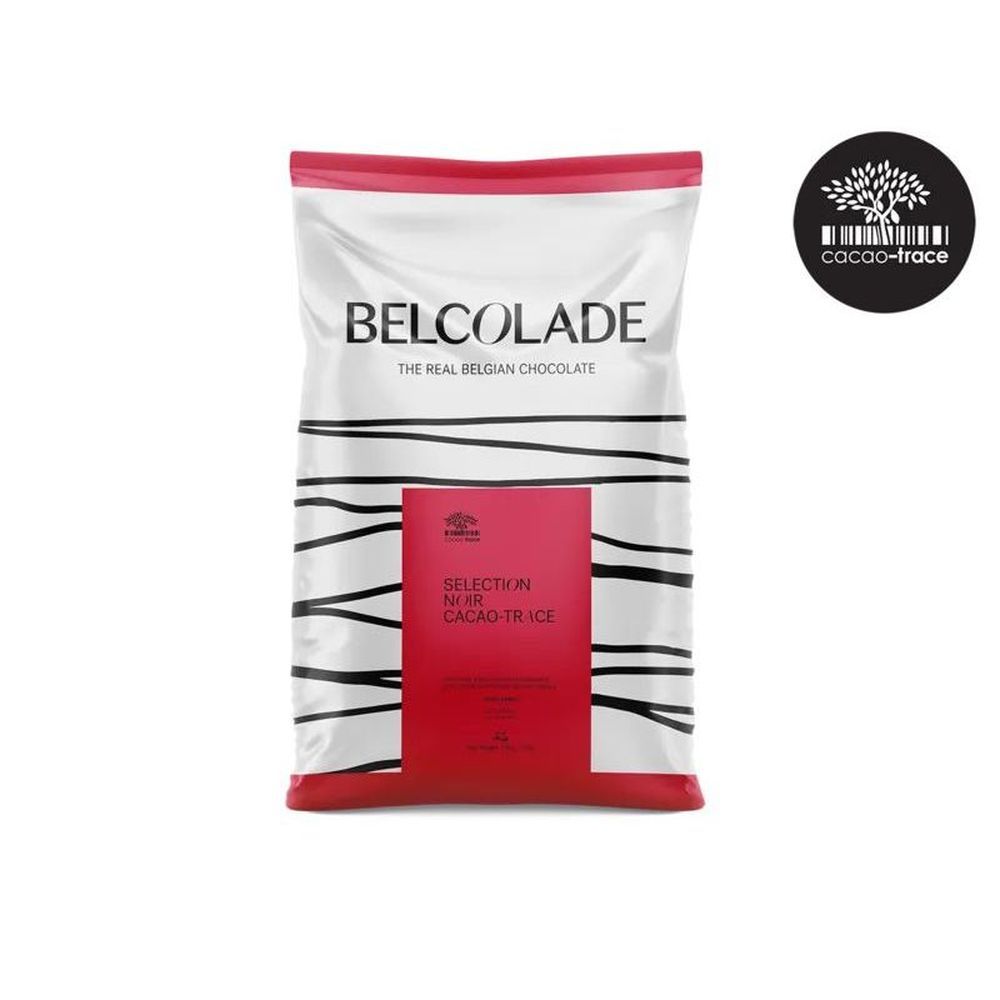 Belcolade 55 Percent Mid-bitter Black Chocolate Drops, 15 Kg