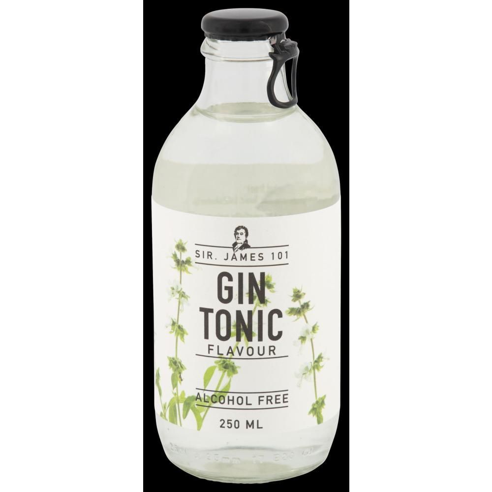 Sir James 101 Gin Tonic Alcohol Free Mocktail, 250 Ml -- 12 Per Case