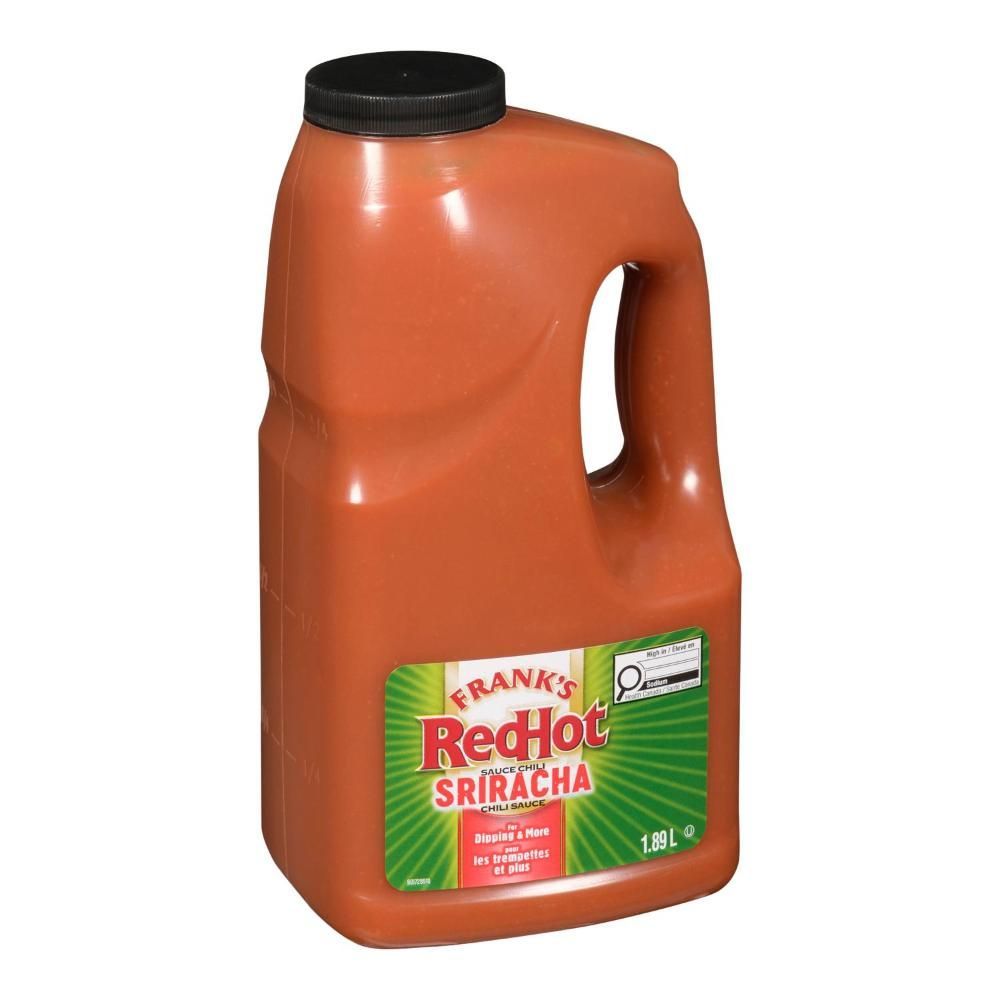 Frank's Redhot Sriracha Sauce, 1.89 L -- 4 Per Case