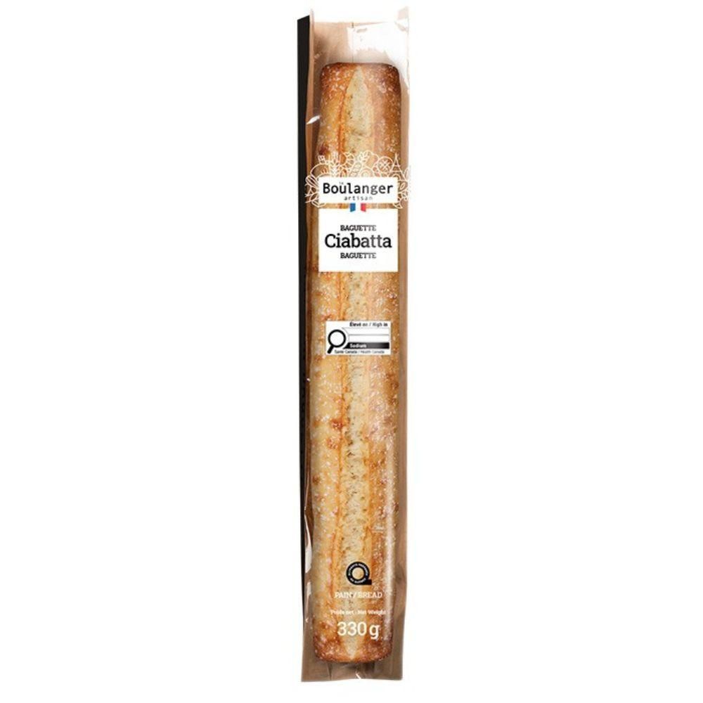 Le Boul Artisan Baguette Ciabatta, 355 G – 30 Par Carton