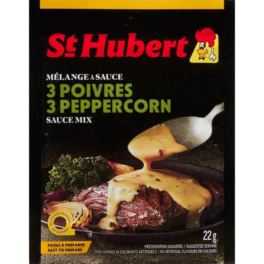 St-hubert Three Peppercorn Sauce Mix, 22 G -- 24 Per Case