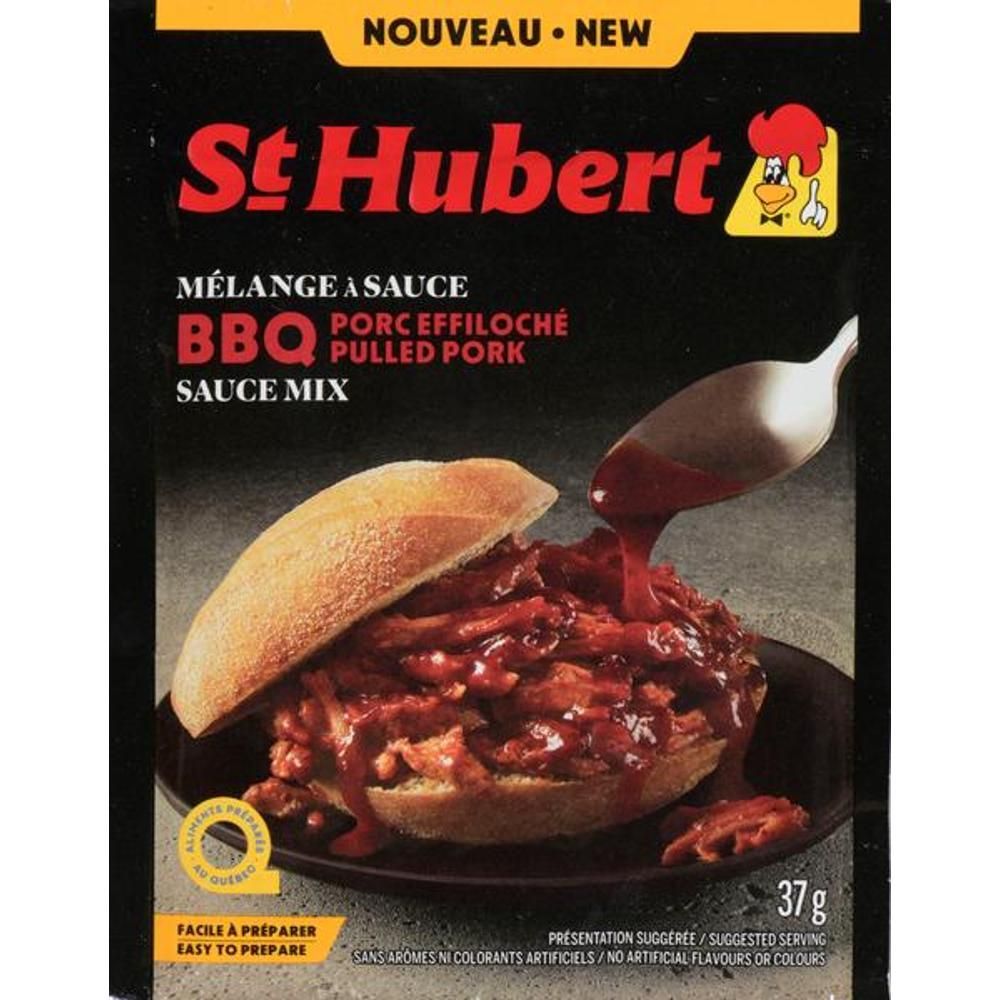 St-hubert Préparation Pour Sauce Barbecue Au Porc Effiloché, 37 G – 24 Sachets Par Boîte