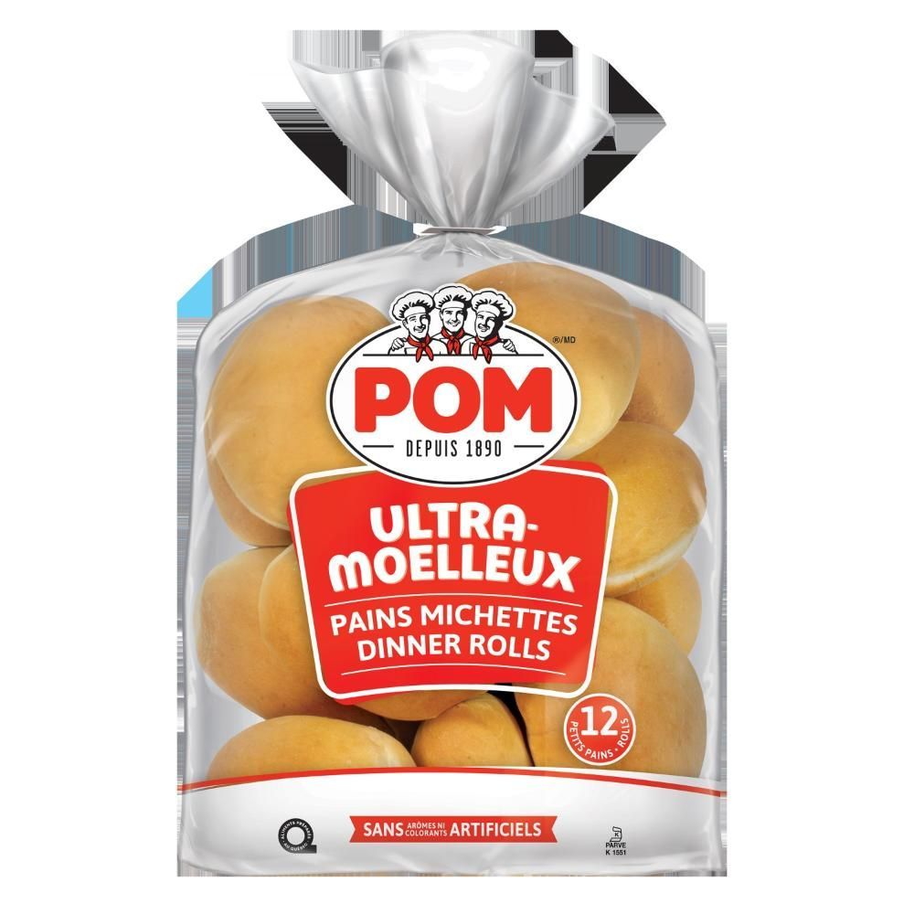 Pom Dinner Roll, 12 Count -- 10 Per Case