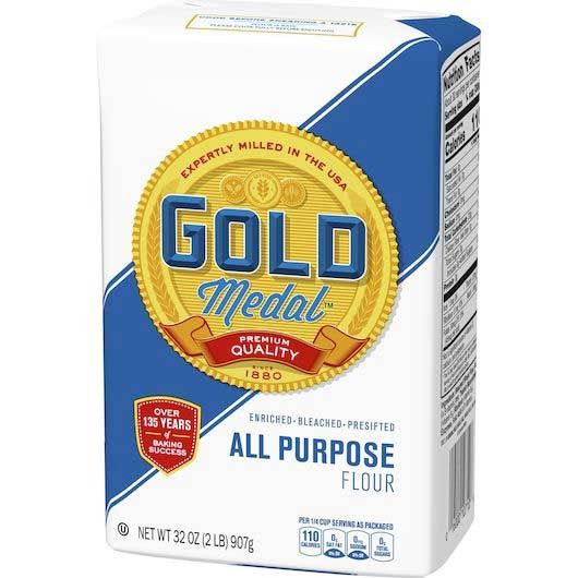 Gold Medal Enriched Bleached All Purpose Flour, 2 Pound -- 18 Per Case