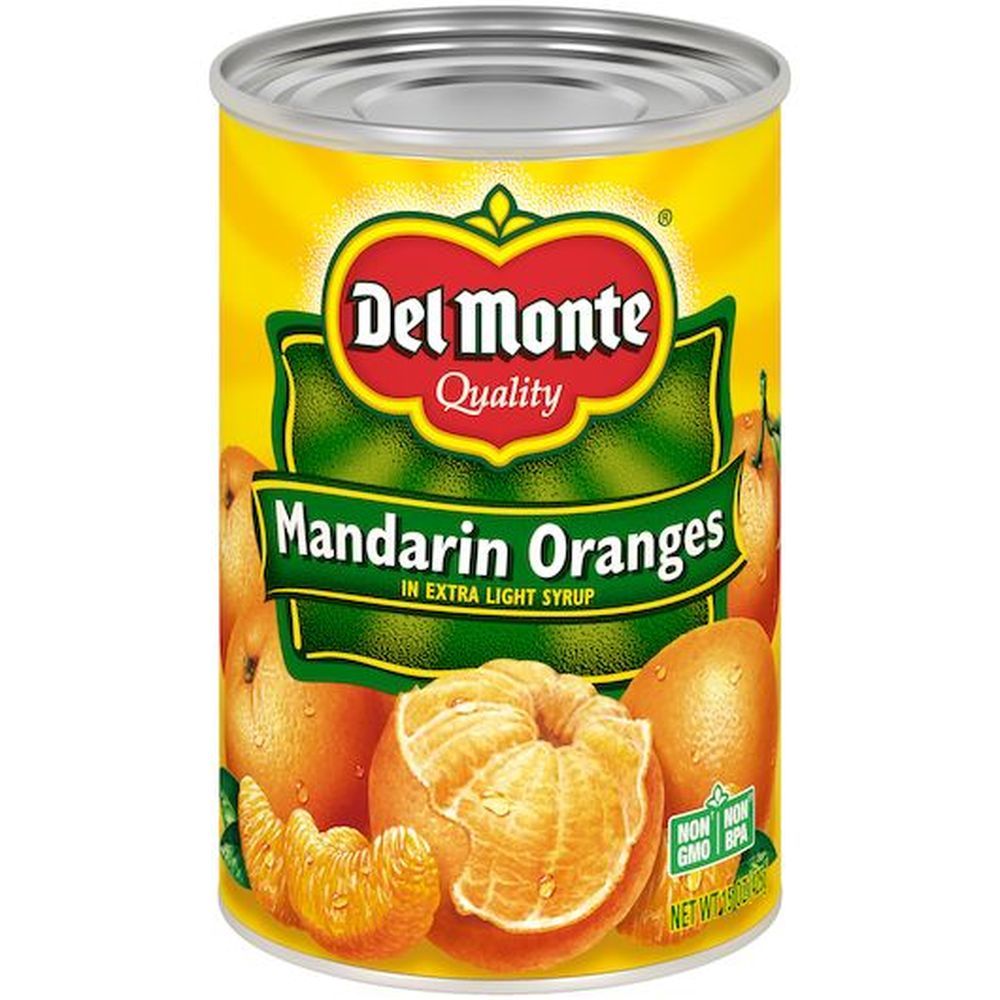 Del Monte Mandarin Oranges In Extra Light Syrup, 15 Ounce -- 12 Per Case