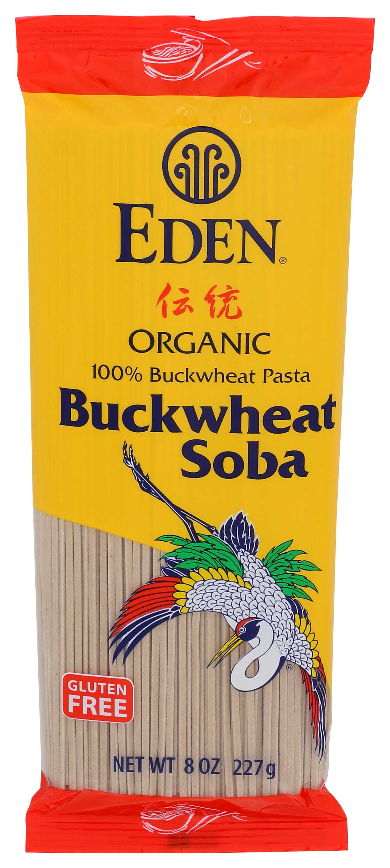 Eden Foods 100 Percent Buckwheat Soba Pasta, 8 Ounce -- 12 Per Case