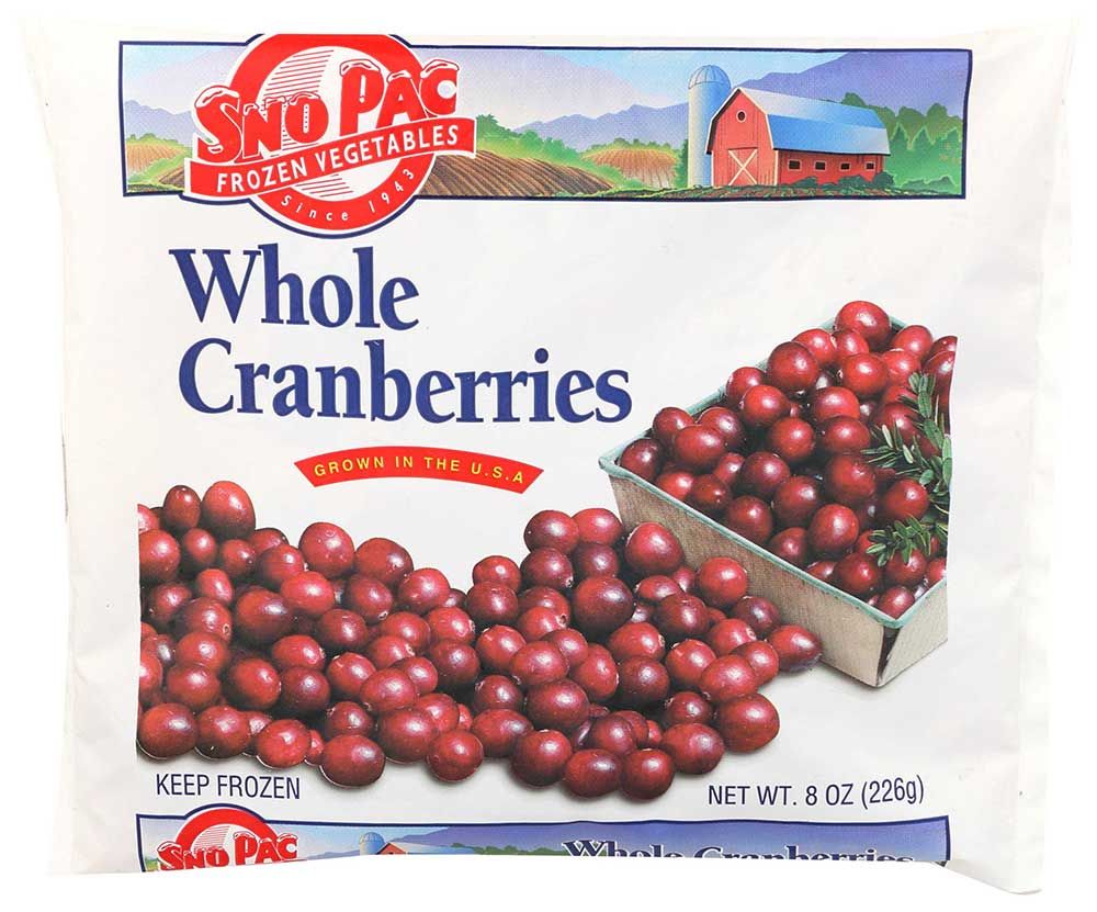 Sno Pac Foods Whole Cranberry, 8 Ounce -- 12 Per Case