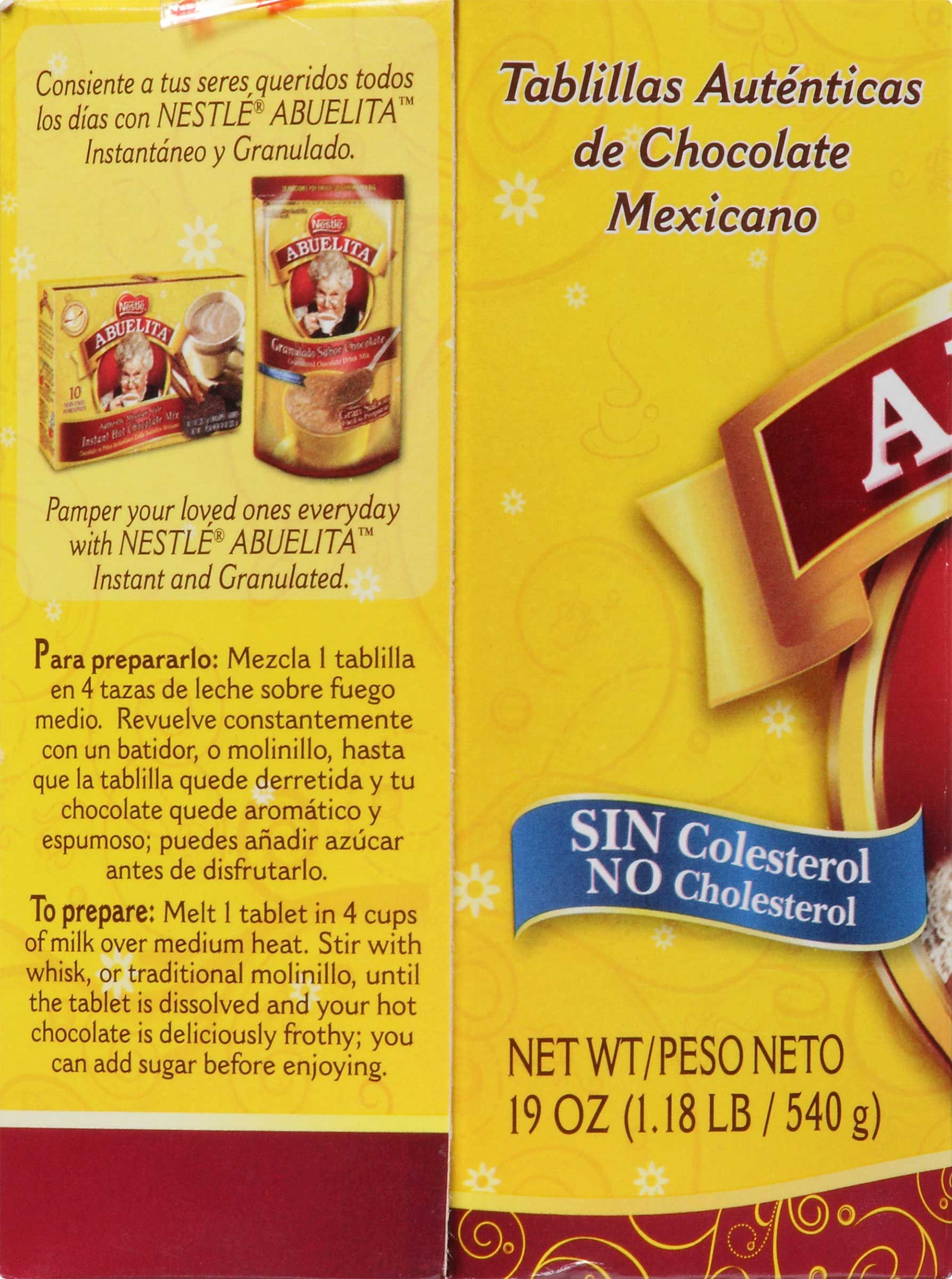 Abuelita Hot Chocolate Drink Tablets, 19 Ounce -- 1 Each