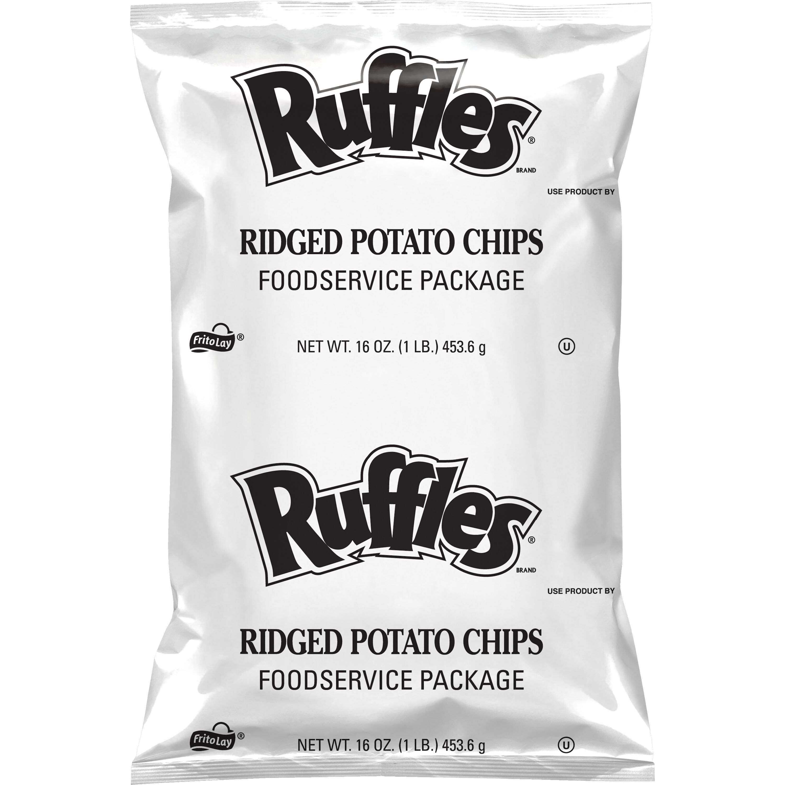 Frito-lay Ruffles Ridged Potato Chips, 1 Pound -- 8 Per Case