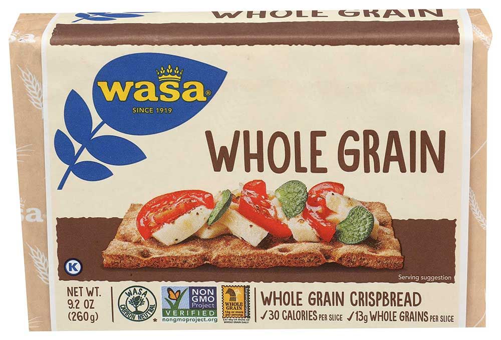 Wasa Whole Grain Crispbread, 9.2 Ounce -- 12 Per Case