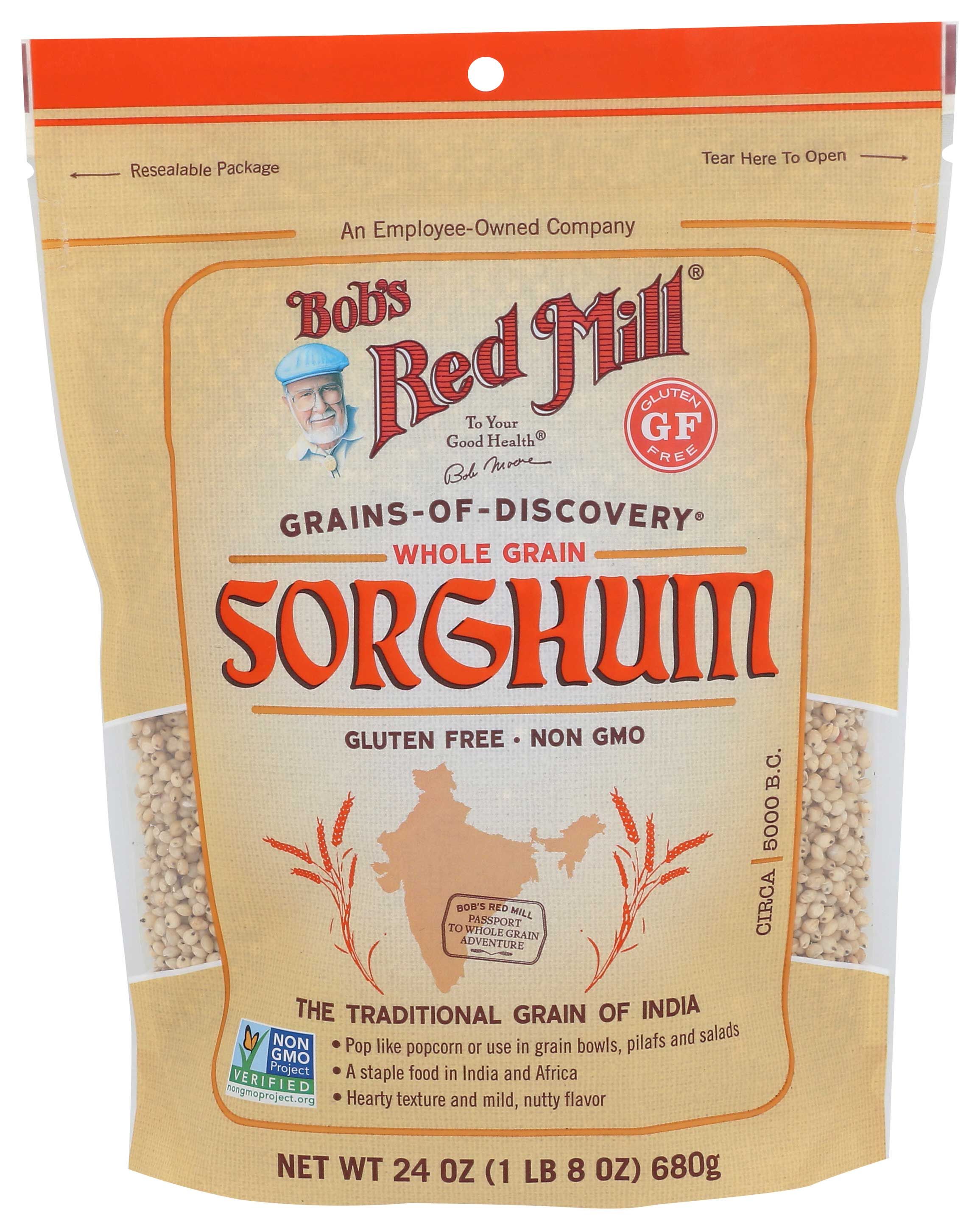 Bob's Red Mill Gluten Free Sorghum Grain, 24 Ounce -- 4 Per Case