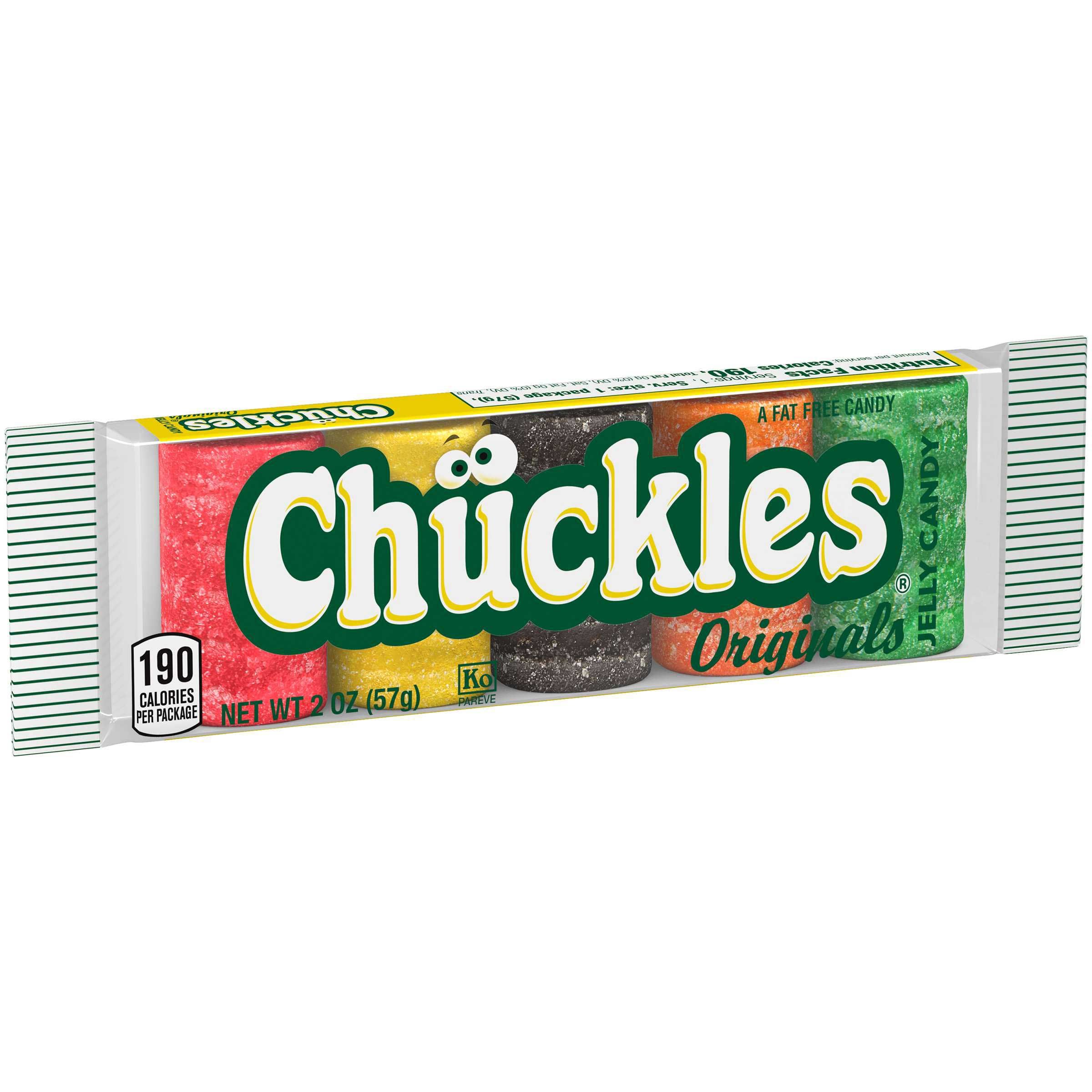 Chuckles Assorted Jelly Candy Bar, 2 Ounce -- 288 Per Case