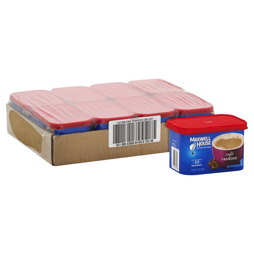 Maxwell House Francais Cafe Style Instant Beverage Mix, 7.6 Ounce -- 8 Per Case