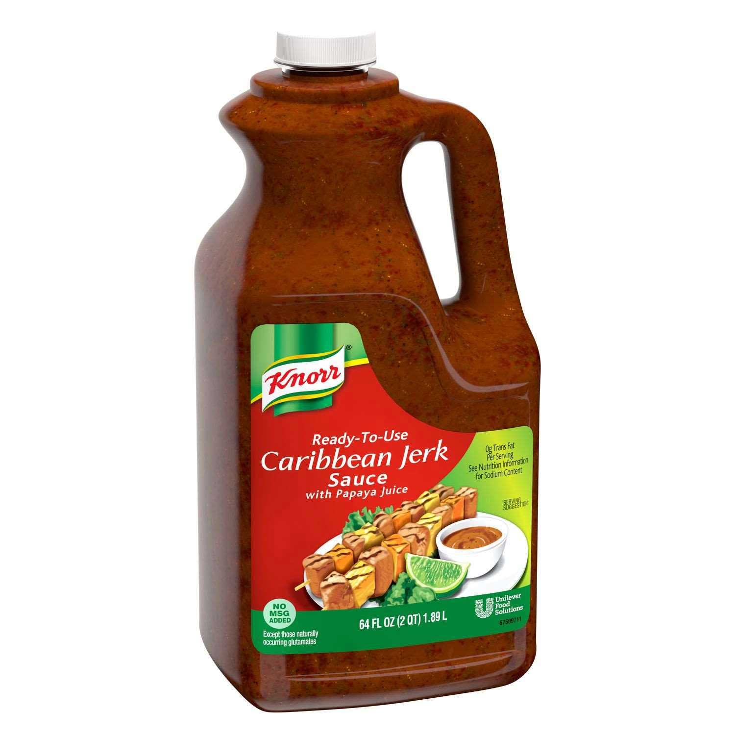 Knorr Professional Ready-to-use Caribbean Jerk Sauce With Papaya Juice Jug, 0.5 Gallon -- 1 Each