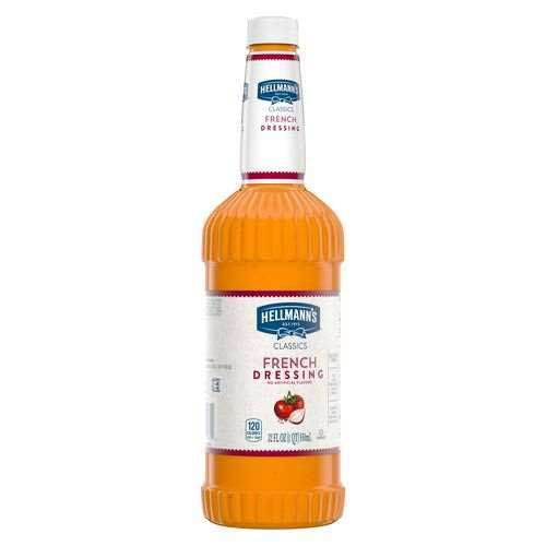 Hellmann's Classics French Salad Dressing Salad Bar Bottle, 32 Ounce -- 1 Each