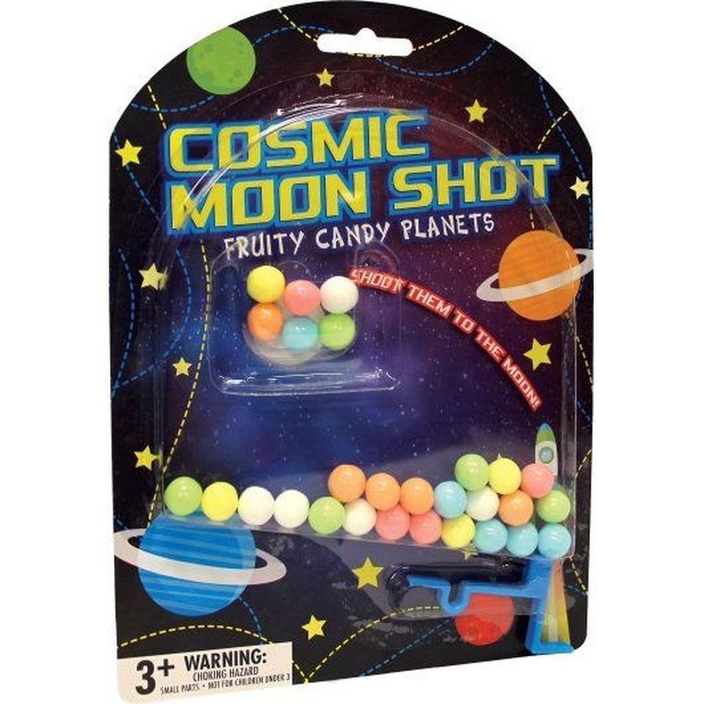 Cosmic Moon Shot Fruity Candy Planets, Display Carton, 0.88 Ounce -- 72 Per Case